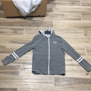 Justice Gray zip up hoodie